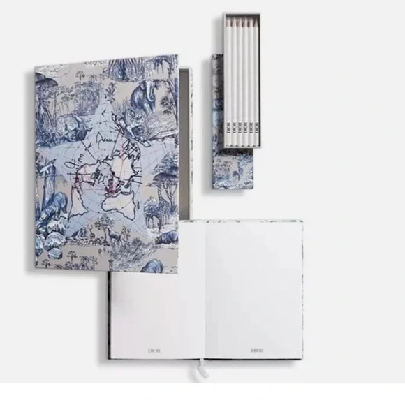 Dior NWT Limited Edition exclusive Around the World stationary set gift bundle - Picture 2 of 12